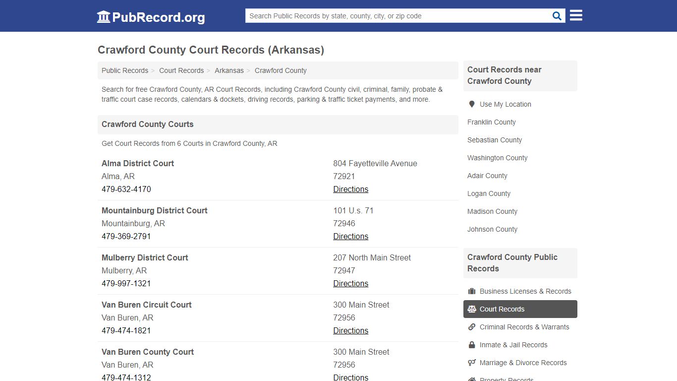 Free Crawford County Court Records (Arkansas Court Records)